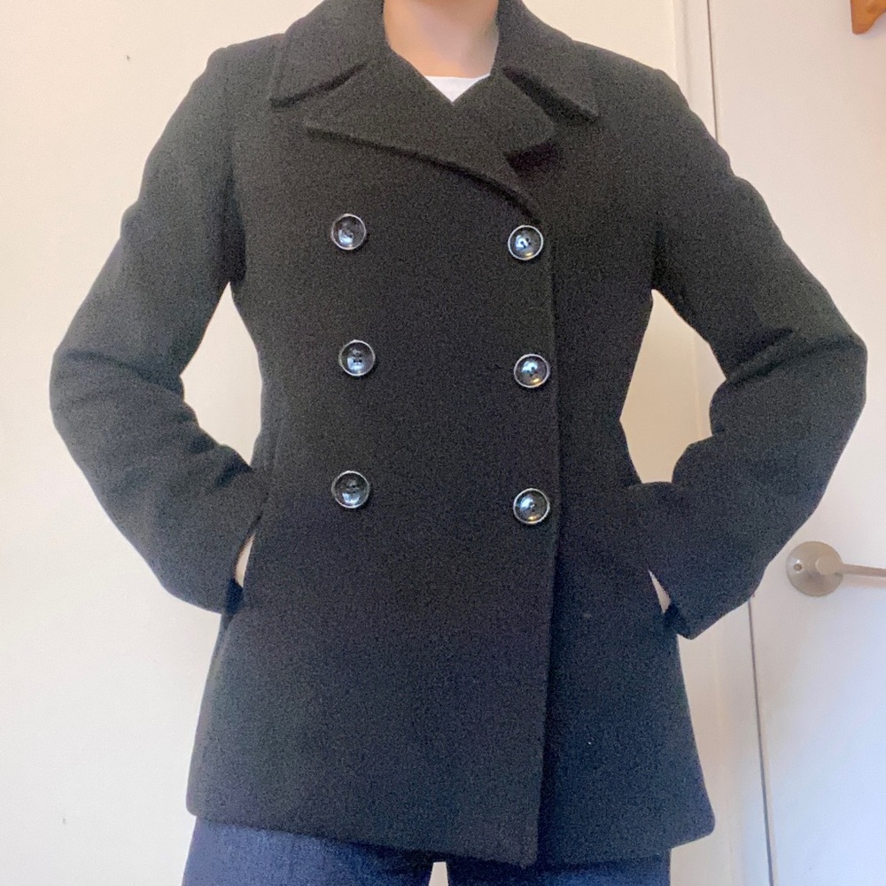 Timeless Double Breasted Peacoat - amazing condition!